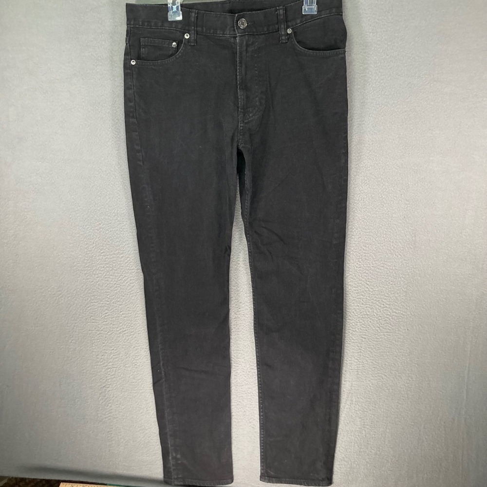 H&M Slim Fit Jeans Mens 31x31‎ Black Denim Stretch Casual Pants Modern